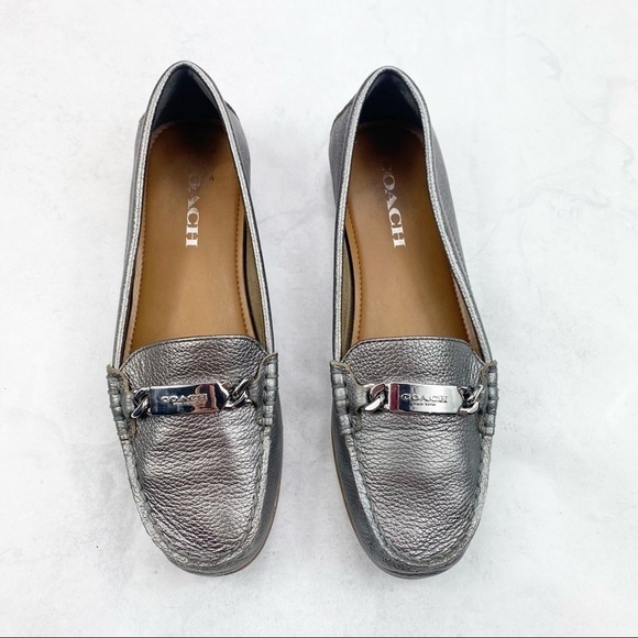 [Coach] Classic Metallic Loafers
